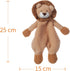 Apricot Lamb Stuffed Animals Security Blanket, Yellow Lion Infant Nursery Character Blanket, Plush (10 Inches)