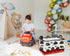 Essme Rectangular Kids Baskets,Monster Truck Storage Box,Cute Basket for Kids with Handles for Room Decor, Book