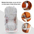 High Chair Pad, Cute Pattern High Chair Cushion, Soft Comfortable Seat Belt Design, Breathable Pad (Gray Animal Pattern)