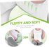 PRETYZOOM U-Shaped Pregnancy Support Pillow - Ergonomic Double Wedge for Comfort