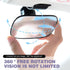 Ferianl 360 Car Interior Rearview Baby Mirror, Rotation Safety Auto Seat Mirror, Kids Car Accessories, Universal