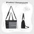 14L Large Puffer Diaper Tote Bag - Stylish Travel Bag for Moms