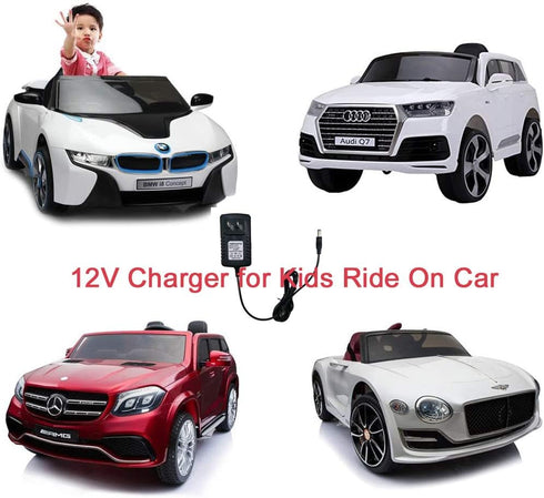 12V Charger for Kids Ride On Car Toys, Universal Charger for Best Choice Products Wrangler SUV