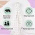 BlessEver 42 47 inches Muslin Swaddle Blanket for Unisex, Soft Breathable and Skin-Friendly Baby Swaddles for Boys