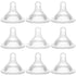 Bottle Nipples Ideal for Thicker Liquid Nipple Level 5, 9m+, Compatible with