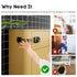EUDEMON Child Safety Locks 3 Pack, Multi Use Strap Locks for Drawers, Fridges, Toilets, Easy to Install (Clear-Black)