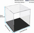 CANCLEAR 8-inch Acrylic Display Case for Collectibles and Toys, Versatile Clear Acrylic Display Box with Black Base
