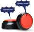 Recordable Button for Dogs, Talking Button with 30 Second Recording, Sound Effect Button Game Buzzer (Red)
