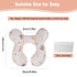 vocheer Baby Neck Pillow(Upgraded), Cotton, Baby Support Pillow, Car Seat Pillows for Newborn, Carseat Head and Body