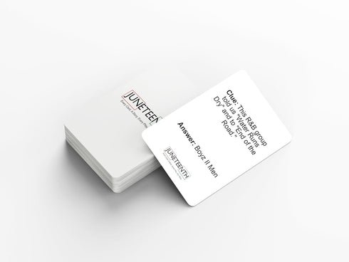 Juneteenth Cultural Trivia Game - Dive into Black History with Engaging Trivia Cards for Family Fun