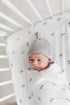 Pickle & Pumpkin 100% Organic Cotton Baby Blanket | Swaddling Blanket | Nursery, Stroller, Receiving Blanket for Babies