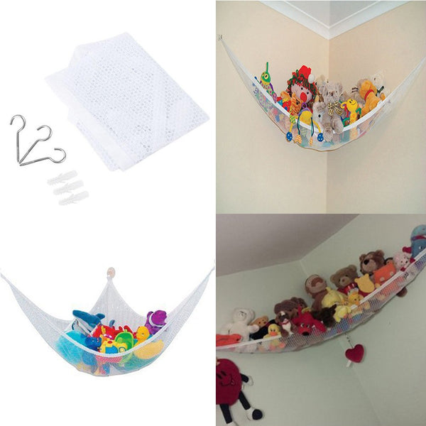 Toy Hammock, Storage Hammock Toy Organizer,Ultralight Large Storage Net for Teddy Bears, Balls, Toys, Linen Storage and Gear (1.4*1*1M) by PayPie