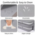 Toddler Booster Seat for Kitchen Chair with Removable Backrest & Adjustable Straps, PU Portable Waterproof & Non-Slip
