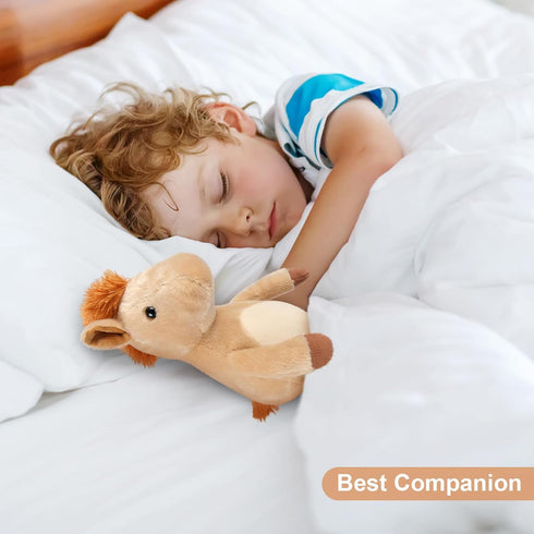 SuzziPals Heatable & Coolable Horses Stuffed Animals, Microwave Heating Pad, Horses Plush for Companion, Cute Plushies