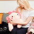uoozii 20" 4 | Pounds Pink Axolotl Weighted Stuffed Animals with Unscented Microwave Heating Pad Inside, Cute Coolable