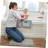 PRETYZOOM Non-Slip Bathtub Kneeler Mat with Storage Pockets - Grey