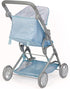 18" 3+ JC Toys - Berenguer Boutique | Fashionable Stroller with Canopy and Storage | Simple Folding |Blue Accessory