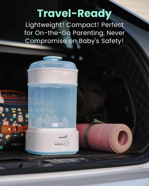 Bottle Sterilizer and Dryer, Compact Electric Steam Baby Bottle Sterilizer (Esterilizador de Biberones), Bottle