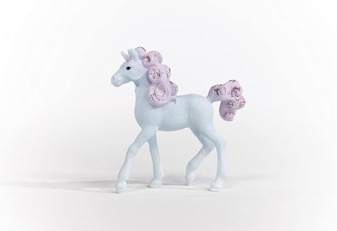 Schleich bayala Collectible Unicorn Toy, Blue and Purple Marshmallow Unicorn Figurine, Ages 5+