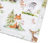BORITAR Baby Blanket, Super Soft Double Layer Minky, Woodland Animal Design, 30 x 40 Inch