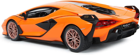 RASTAR RC Car 1/14 Scale, 2.4Ghz Lamborghini Sian FKP 37 Radio Remote Control R/C Toy Car Model Vehicle (Orange)
