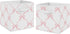 Sweet Jojo Designs Set of 2 Collapsible Fabric Storage Cubes (Pink Bows)