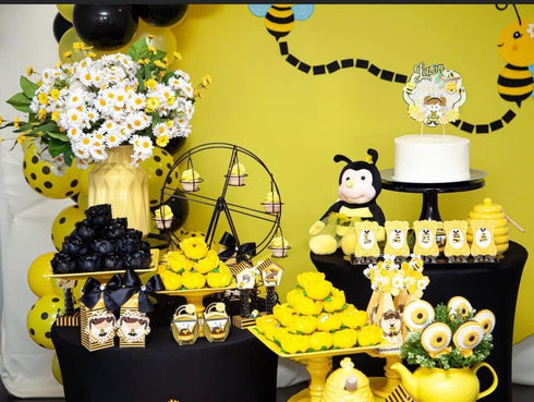 Garden Buzz Cuties Nana The Bee - Plush Bumblebee Stuffed Animal with Smile Face and Yellow Wings
