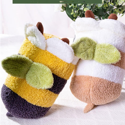 12 Inch Bee Plush Toy, Cuddly Honeybee Pillow, Soft Hugging Plush Doll Gift for Kids Birthday Party