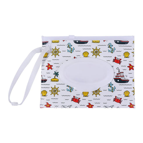 generic Wet Wipe Dispenser, Portable Refillable Wipe Holder, Reusable Lightweight Wipes Container Case