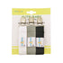 3 Pack MP01 babygoal Baby White Black Pacifier Clips, Pacifier Holder Clips for Boys and Girls Fits for Most Pacifiers