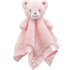 Bear Baby Security Blanket, Soft Fluffy Lovey for Girls, Cuddly Bear Stuffed Gift for Newborn Infants, Pink 13.5 Inch