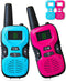 2Pcs Walkie Talkies for Kids - Outdoor Toys for Ages 3-12, Long Range Birthday Gifts for Boys and Girls, Wakie-Talkies