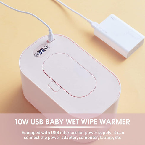 Kavolet 3 USB Baby Wipe Warmer, Baby Wet Wipes Dispenser, Temperature Modes, Evenly Overall Heating, Silence, Large