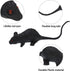 36 Pieces Realistic Fake Mouse, Plastic Mini Rats for Halloween Decoration Supplies