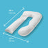 Talbot's Dr. Mom's Pregnancy Pillow - Stay Cool U-Shaped Pillow for Pregnant Women