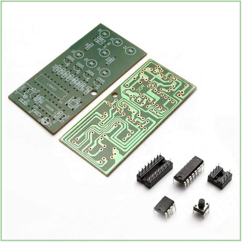 2 Sets Electronic Dice Board Kit, LED Circuit DIY Kit for Student Electronic Learning