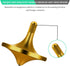 Premium Stainless Steel Spinning Top, Exquisite Metal Desk EDC Fidget Toy, Spins Over 6 Minutes, Bronze, 34mm