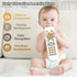 Baby TV Remote Control Toy - Musical Learning Toy with Sound and Light for Toddlers 6-36 Months, White