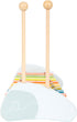 3+ Small Foot Wooden Kids Xylophone Groovy Beats Color-Coded Musical Instrument Toy with Mallets & Sheet Music Early