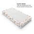 Boho Sunshine Rainbow Changing Pad Cover, Colorful Rainbow Sun Baby Changing Table Pad for Boys Girls 32''x16''
