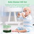 Pack 6-12x12 inches MUKIN Baby Washcloths - Soft Face Cloths for Newborn, Absorbent Bath Face Towels, Baby Wipes, Burp