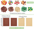 General Jim's Bright Colorful Vegetable Garden Plot Building Block Toy Playset 165 Pc 6 Section Modular Building Block Vegetable Garden Plot Set for Teens and Adults