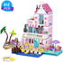 Blocks,812pcs 8+Mini MindBox Girls Seaside Villa Building Beach House Building Toys for Kids Age Brick
