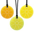 Xtra Tough Lemon Sensory Chew Necklace - Chewing Necklace Teething Necklace Teether