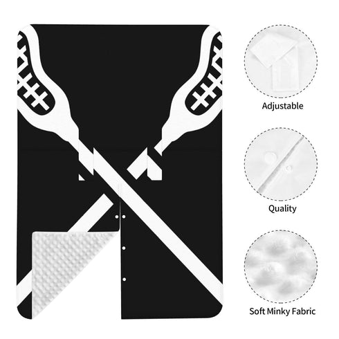 CQMZJHU Lacrosse Sticks Crossed Baby Car Seat, Rain Shelter, Multifunctional Nursing Cover for Newborns, Mother Care