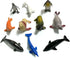 50 Pack Assorted Mini Vinyl Plastic Ocean Sea Animal Figures Toy Set, Realistic Under The Sea Life Figures