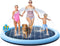 VISTOP Non-Slip Splash Pad for Kids and Dogs, Thicken Sprinkler Pool, Summer Outdoor Water Play Mat (77 inch, Blue)