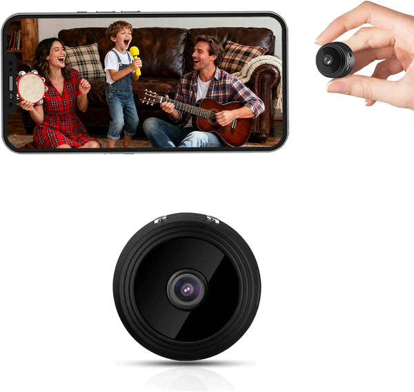 Camuitry Hidden Camera Surveillance Monitor - WiFi Nanny Cam with 1080P Night Vision,