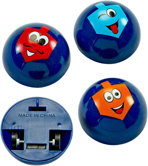 Rite Lite Chanukah Racing Dreidels Set of 4, Pull Back & Race! Hanukkah Gifts, Jewish Holiday Party Toys, Educational