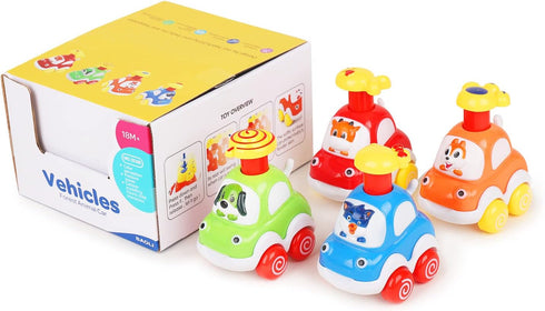 ALASOU Animal Car Baby Toys for 1 2 Year Old Boy, First Birthday Gifts for Toddler Toys Age 1-2, Birthday Gift for